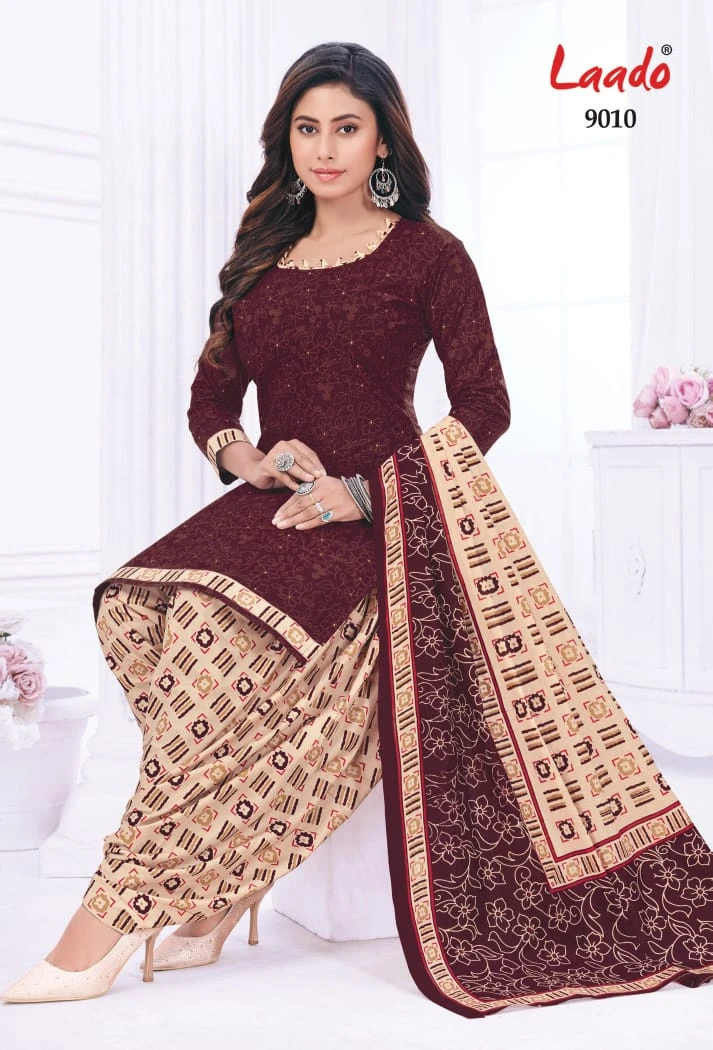 Laado Nadiya Patiyala Vol-9 - Dress Material